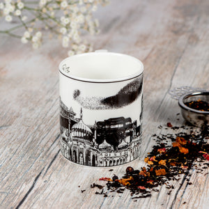 Brighton Landmarks Themed China Mug