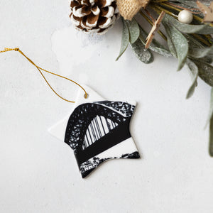 Tyne Bridge Star Ornament