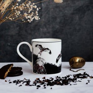 Red Kite Themed North East Heritage China Mug