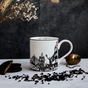 Sunderland City Landmarks Themed Mug