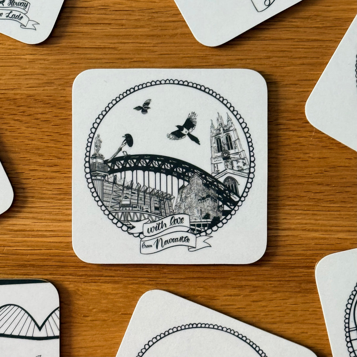 With love from Newcastle coaster