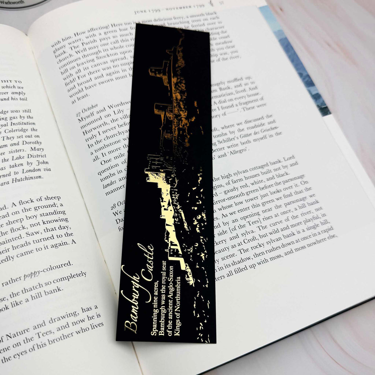 Bamburgh bookmark