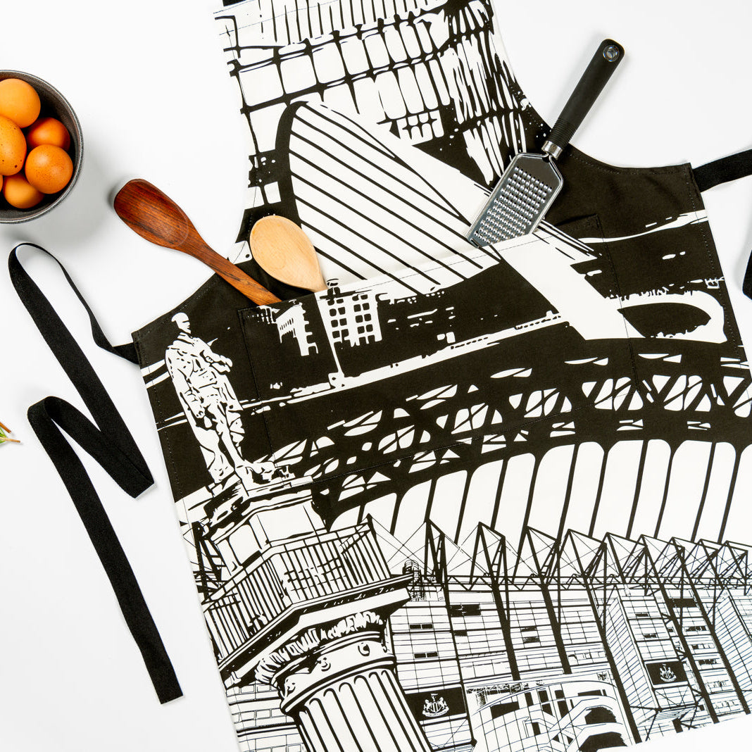 Newcastle & Gateshead Landmarks Themed Apron