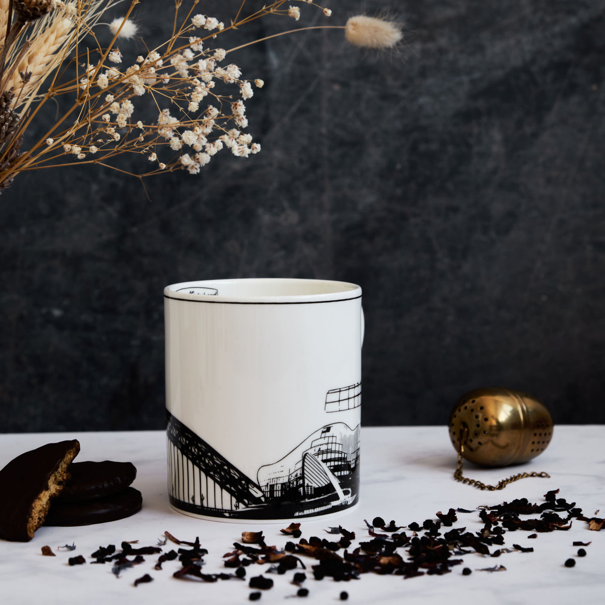 Newcastle & Gateshead Landmarks themed China Mug