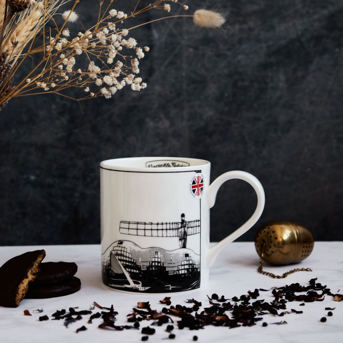 Newcastle & Gateshead Landmarks themed China Mug