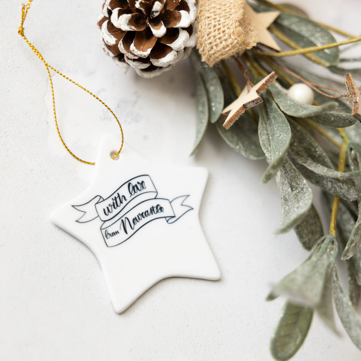 Tyne Bridge Star Ornament