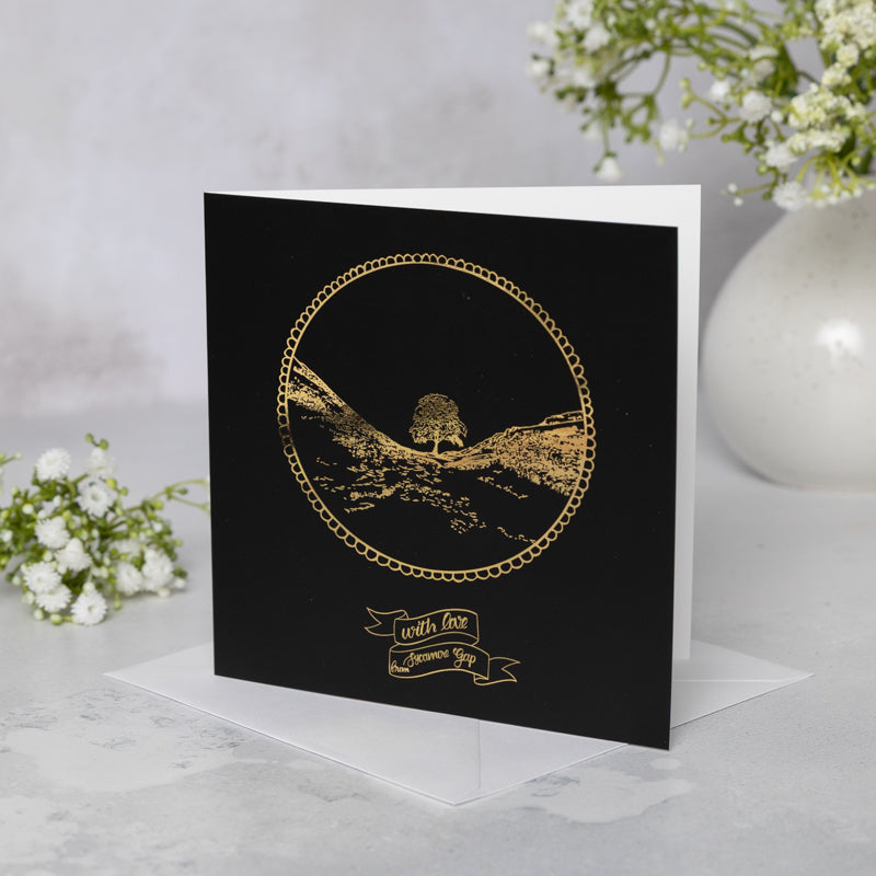 Sycamore Gap Gold Foil Card