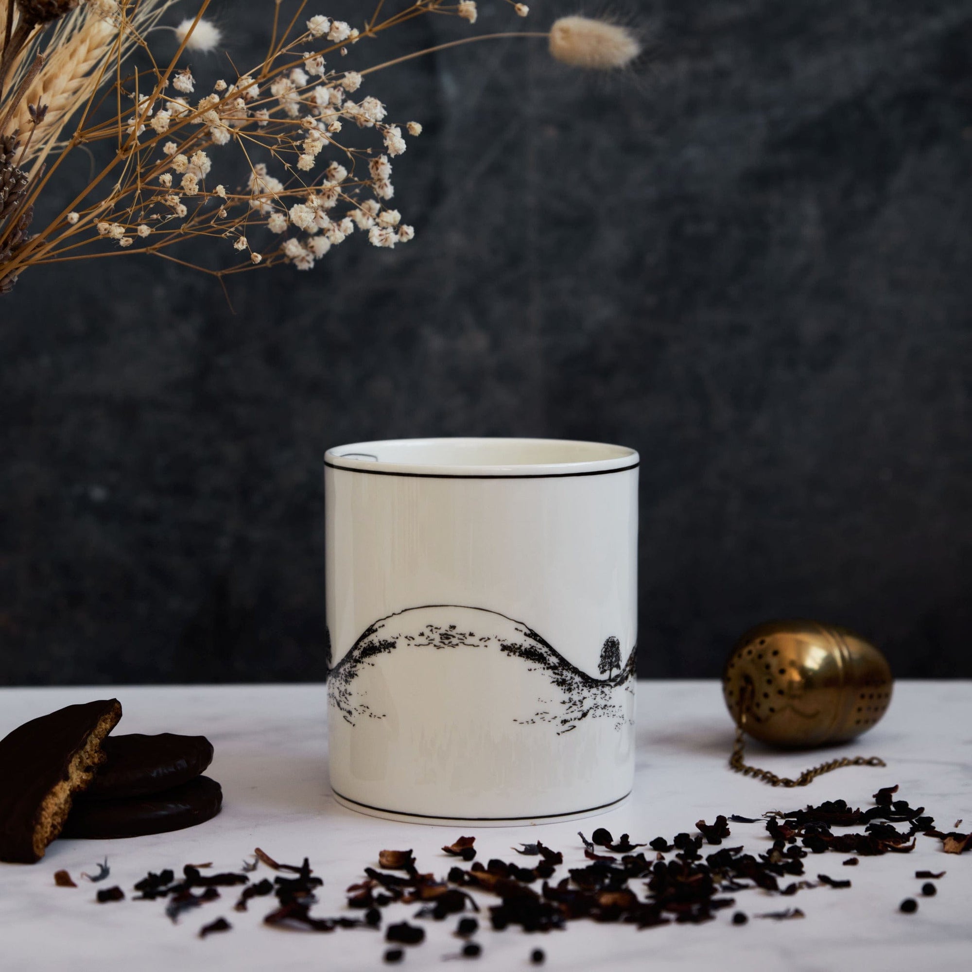 PowderButterfly Mugs Sycamore Gap Two Trees Mug