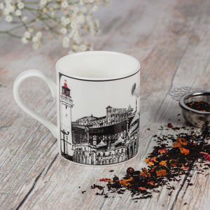 Brighton Landmarks Themed China Mug