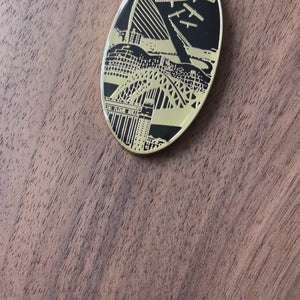 newcastle landmarks themed keyring video
