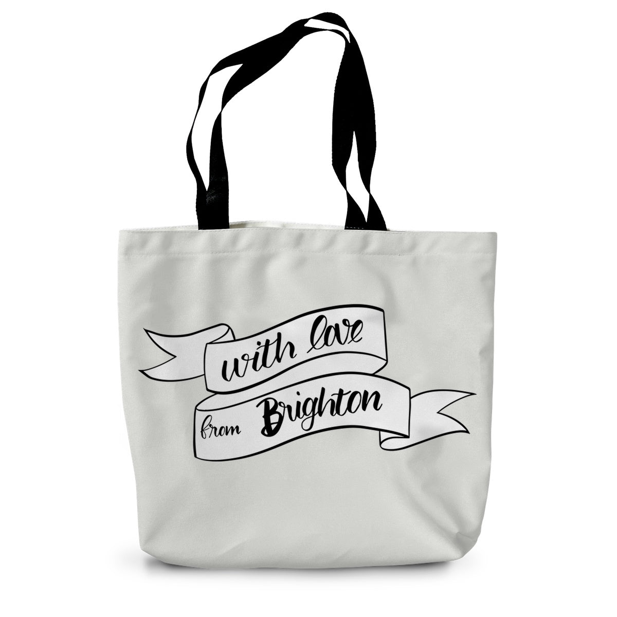 "with Love from Brighton" Captioned shopping tote from Powder Butterfly