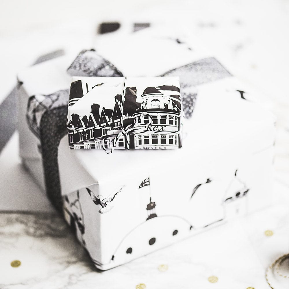 PowderButterfly Whitley Bay Gift Wrap