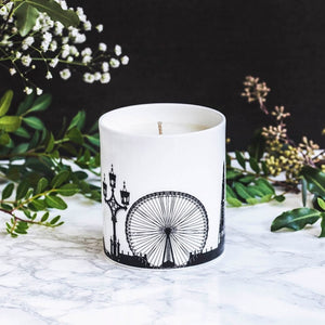 PowderButterfly London Candle & holder