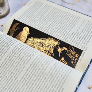 PowderButterfly Stationery Staiths Gold Foil Bookmark