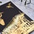 PowderButterfly Stationery Staiths Softback Gold Foil Notebook