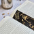 PowderButterfly Whitley Bay Gold Foil Bookmark