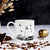 PowderButterfly without gold snowflakes Whitley Bay Mug